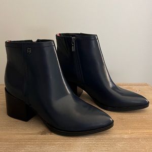Tommy Hilfiger Jetz Dark Blue Ankle Boots Size 6